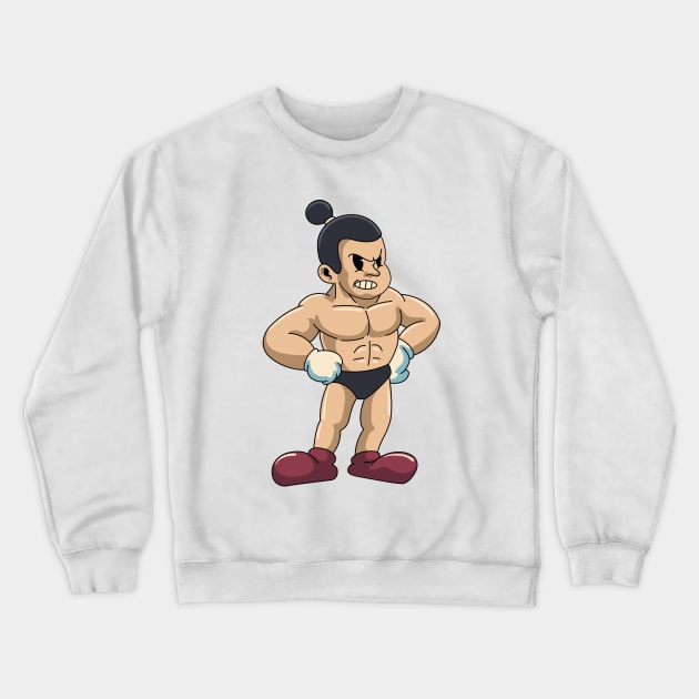 Body Builder Man Crewneck Sweatshirt by milatees